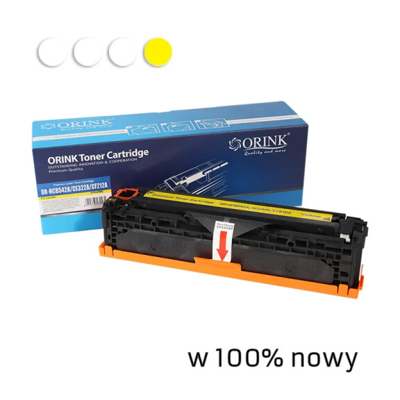 Zgodny z HP 128A CE322A toner żółty marki Orink
