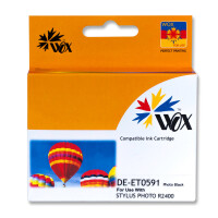 Zgodny z Epson T0591 tusz czarny foto marki Wox
