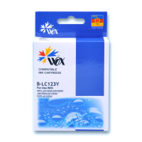 Zgodny z Brother LC123Y tusz żółty marki Wox