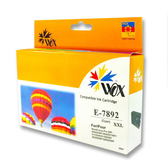 Zgodny z Epson T7892 tusz cyan XXL marki Wox