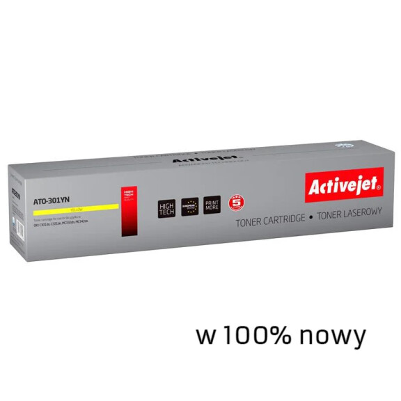 Zgodny z Oki 44973533 toner żółty marki ActiveJet
