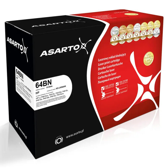 Zgodny z HP 64A CC364A toner marki Asarto
