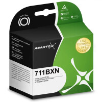 Zgodny z HP 711 CZ133A tusz czarny marki Asarto