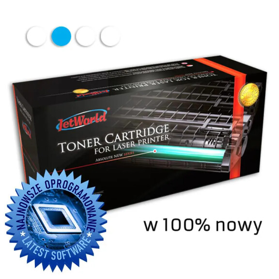 Zgodny z Samsung CLT-C404S HP ST966A toner cyan marki JetWorld