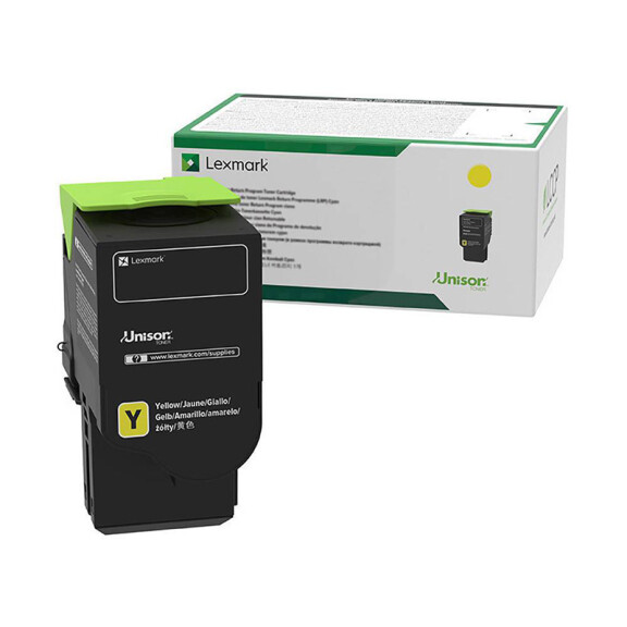 Lexmark C242XY0 zwrotny toner żółty oryginalny