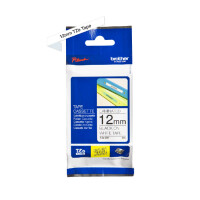 Taśma Brother TZe-231 nadruk czarny na białym tle 12mm x 8m