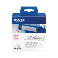 Taśma ciągła Brother DK-22223 nadruk czarny na białym tle 50mm x 30,48