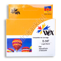 Zgodny z Epson T0347 tusz light black marki Wox