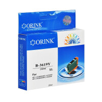 Zgodny z Brother LC3619XLY tusz żółty marki Orink