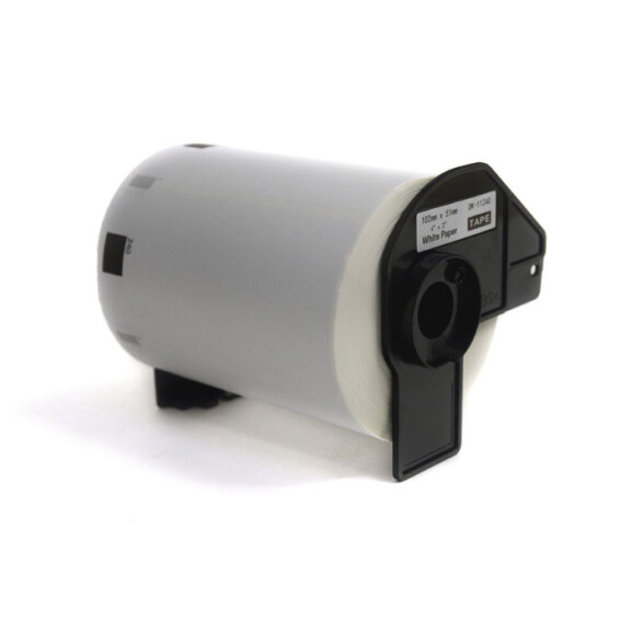 Etykiety Brother zgodny z DK-11240 nadruk czarny na białym tle 102mm x