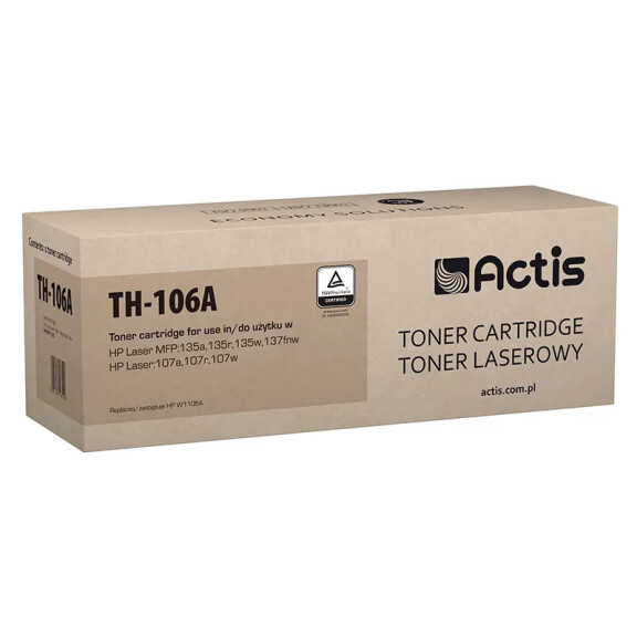 Zgodny z HP 106A W1106A toner marki Actis