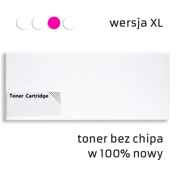 Zgodny z HP 207X W2213X toner magenta marki White Box brak chipa