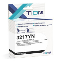 Zgodny z Brother LC3217Y tusz żółty marki TiOM