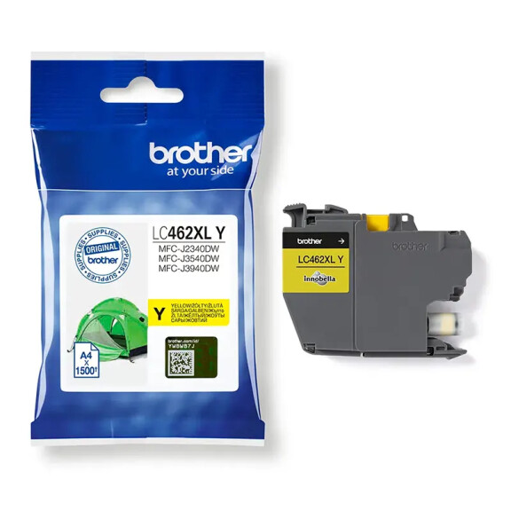 Brother LC462XLY tusz żółty oryginalny
