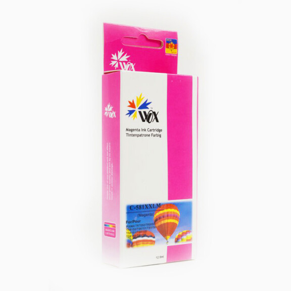 Zgodny z Canon CLI-581M XXL tusz magenta marki Wox