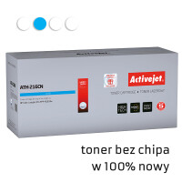 Zgodny z HP 216A W2411A toner cyan marki ActiveJet + chip