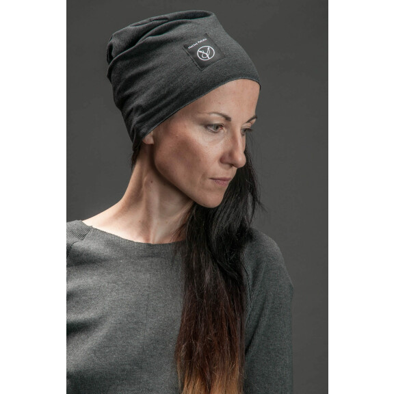 Czapka Hultajka lekka szara damska