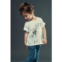 T-shirt MIASTO JEST MOJE dziecięcy biały
