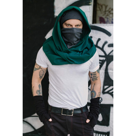 Kaptur Incognito hydrofobowy męski zielony