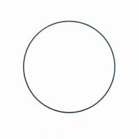 Czarna, metalowa obręcz (koło, baza) do wianka, makramy 25 cm