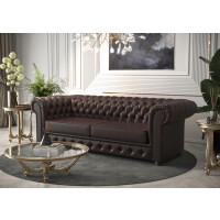 SOFA MANCHESTER II 188 CM SKÓRA NATURALNA