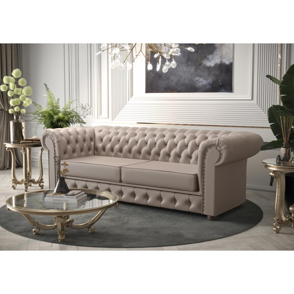 SOFA MANCHESTER III 218 CM SKÓRA NATURALNA