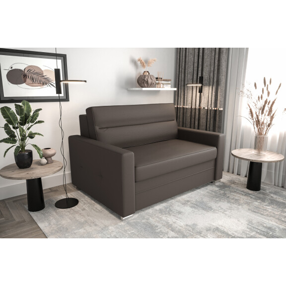 SOFA Z FUNCJĄ SPANIA ARTE I 140CM - SKÓRA NATURALNA