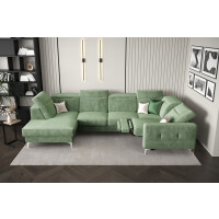 NAROŻNIK MALIBU MAX II Z FUNKCJĄ SPANIA I FUNKCJĄ RELAX 180x350x182 CM