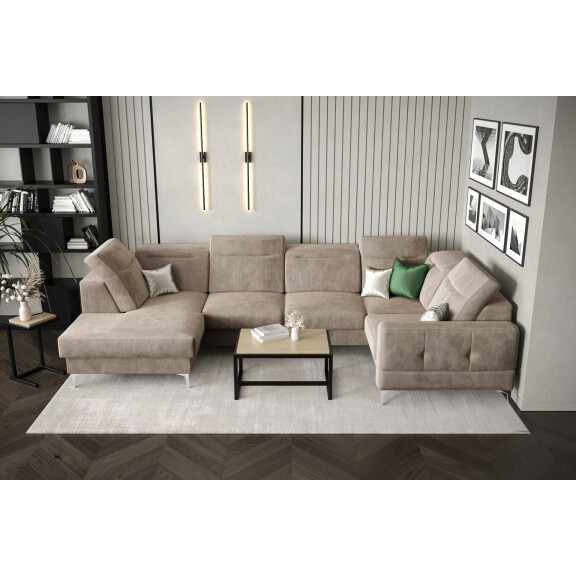 NAROŻNIK TAPICEROWANY MALIBU MAX II 180x350x182 CM
