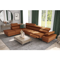 NAROŻNIK GALAXY RELAX 225x350 CM SKÓRA NATURALNA