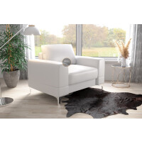 FOTEL ARIA 112 CM SKÓRA NATURALNA