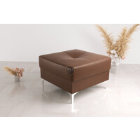 PUFA ORION TOSCANIA 70X70 CM SKÓRA NATURALNA