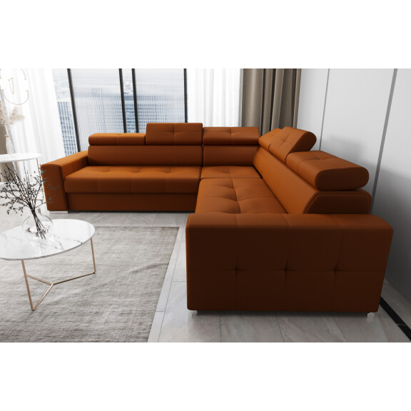 NAROŻNIK MARGO MAX 270×270 SKÓRA NATURALNA
