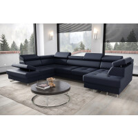 NAROŻNIK GALAXY MAX II Z FUNKCJĄ SPANIA 210x350x165 SKÓRA NATURALNA