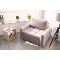 FOTEL Z FUNKCJĄ SPANIA VERONA 105 CM (odcienie beżu)
