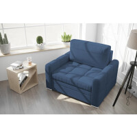 FOTEL VERONA 105 CM (odcienie niebieskiego)