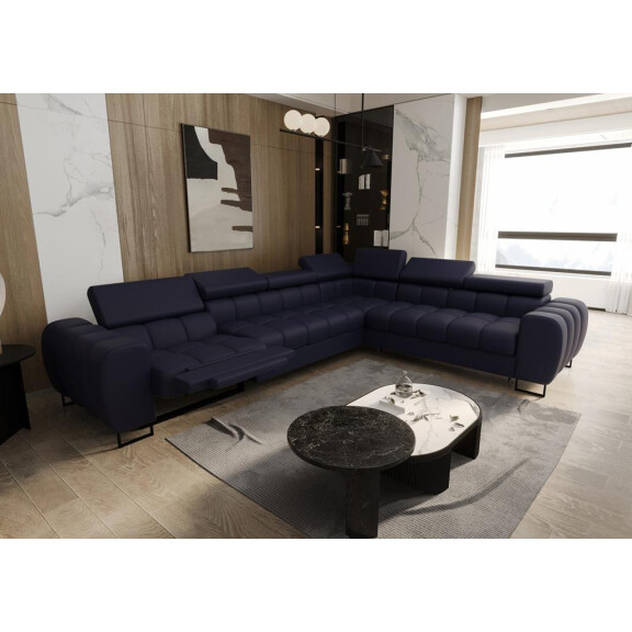 NAROŻNIK ASPEN MAX RELAX SKÓRA NATURALNA 330x260 CM
