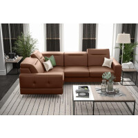 NAROŻNIK MALIBU SKÓRA NATURALNA 250X180 CM