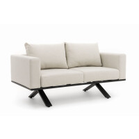 sofa ogrodowa nowoczesna luksusowa aluminiowa - MARABELLA - beżowa