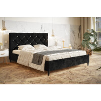 Łóżko tapicerowane ze stelażem GLAMOUR LITE