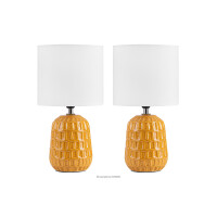 Lampa stołowa boho miodowy 2szt STANDI