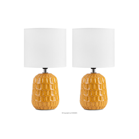 Lampa stołowa boho miodowy 2szt STANDI