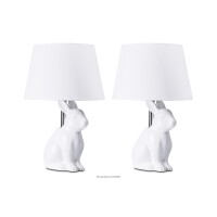 Lampa stołowa królik 2szt LEPUS