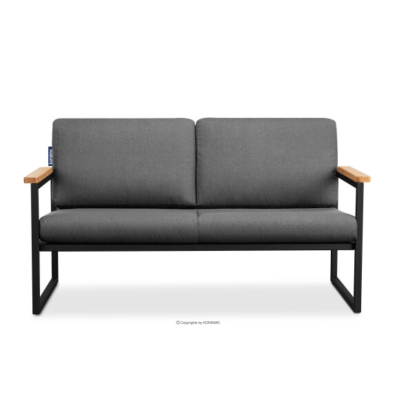 Sofa ogrodowa 2 w stylu loft ze stali TRIBO