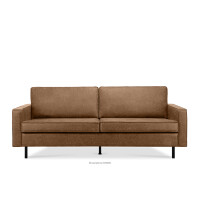 Sofa loftowa 3 osobowa brązowy INVIA