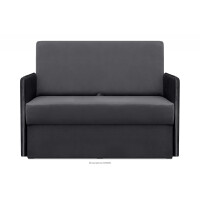 Rozkładana sofa do pokoju dziecięcego szara PEDATU