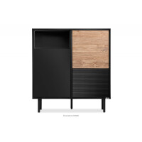 Komoda w stylu loft na czarnych nóżkach LOFTY