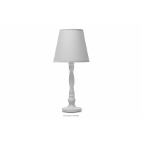 Klasyczna lampka nocna szara GITTA