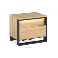 Stolik nocny loft HURICO