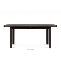 Duży stół do salonu rozkładany 160 cm wenge COSPE